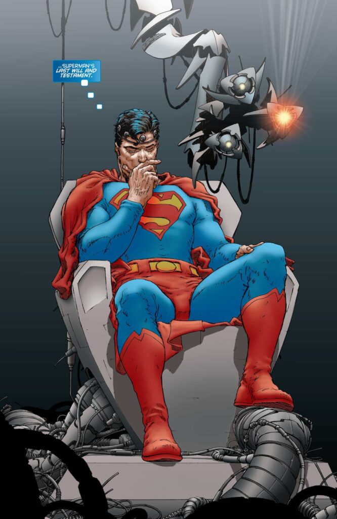 L'Uomo d'Acciaio redige il suo testamento in "All Star Superman".