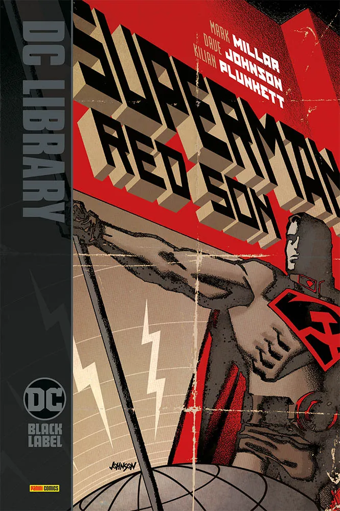 Copertina "Superman: Red Son" - Edizione DC Black Label Panini Comics.