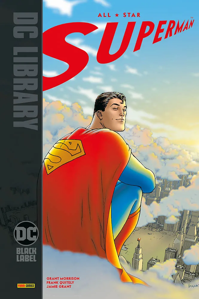 Copertina "All Star Superman" - Edizione DC Black Label Panini Comics.