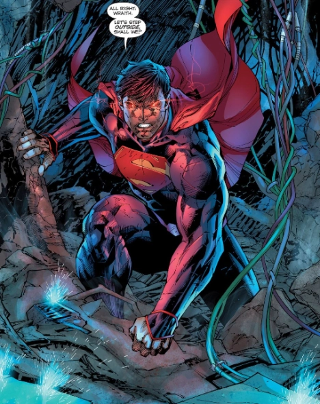 Una tavola di Jim Lee in "Superman Unchained".