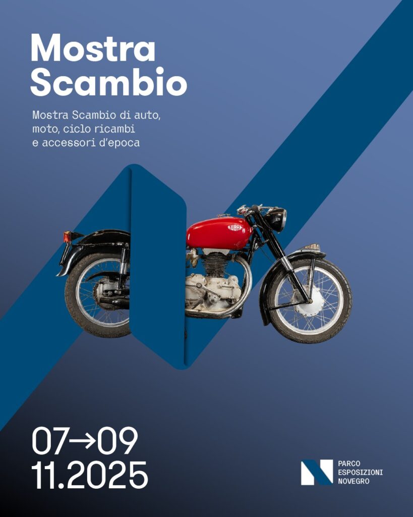 La locandina di Mostra Scambio del 7-8-9 novembre 2025 - Parco Esposizioni Novegro