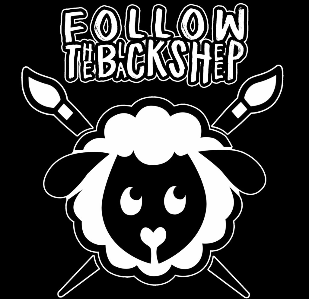 Il logo dei canali social di Follow The Black Sheep